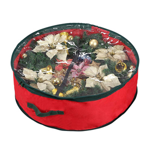 Sac de rangement durable en polyester Oxford 600D pour couronnes de Noël, support de rangement pour couronnes de fêtes - Product Image 1