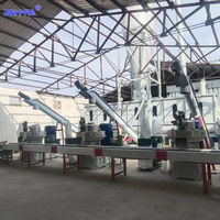 Machine à granulés de biomasse à matrice annulaire 132 kW pour la fabrication de granulés de bois, de paille et de balles de riz
