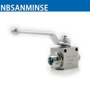 Vanne à boisseau sphérique NBSANMINSE 1 pouce filetée à commande manuelle pour applications hydrauliques haute pression - Product Image 2