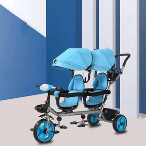 Tricycle double siège pour enfants, triporteur chinois à 3 roues, double sièges, bon marché, en vente, - Product Image 4