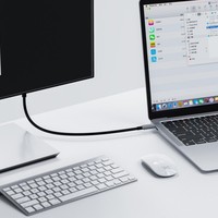 Câble USB-C vers HDTV 4K durable, connexion directe à un seul câble au moniteur TV |   Connecteurs en nylon tressé et dorés pour une utilisation durable