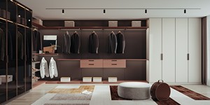 Armadi in Vetro e Legno Stile Francese Lesso Home, Accessori per Guardaroba, Mobili Moderni per Soggiorno, <span class=keywords><strong>Armadio</strong></span> Personalizzato per Camera da Letto per Appartamenti - Product Image 2