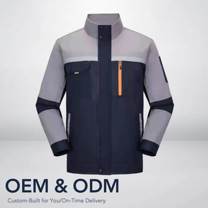 Abiti da lavoro di sicurezza industriale personalizzabili per uomini e donne in cotone traspirante in poliestere - Product Image 1