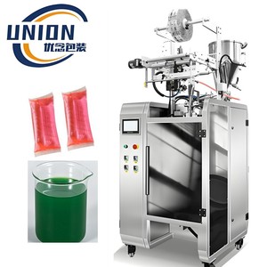 Macchina Automatica per il Riempimento di Sacchetti di Film Idrosolubile per Erbicidi ad Uso Agricolo con Controllo PLC per Acquirenti in Colombia - Product Image 1
