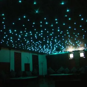Led Fiber Optic Lights star ceiling 0.75mm end glow Plastic Optic Fiber for Decoration light guide