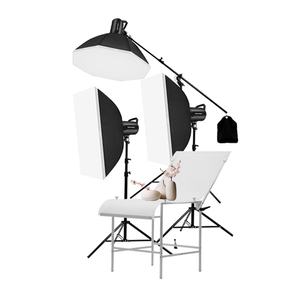 Equipo de Fotografía en Oferta, Juego de Trípode para Estudio Fotográfico, 4 Lámparas de <span class=keywords><strong>Bombilla</strong></span>, Kit de Iluminación con Softbox de 60*90 cm para Fotografía - Product Image 6