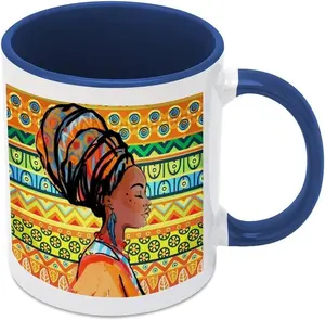 Lulu lucy Afrikaans Mug tema Afrika Mug aksen Afrika Selatan 11oz hadiah pindah rumah