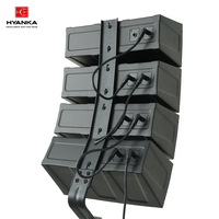 HYANKA LVP-15 Altavoz Line Array Profesional de 15'' con Amplificador Clase D de 4000W, Altavoces Line Array Profesionales