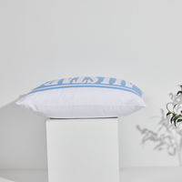 Taie d'oreiller en coton 100% imprimée, logo par sublimation, housse de coussin avec style de sac ouvert