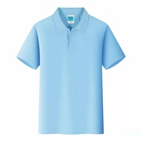 Chemise unisexe en polyester/coton doux, respirante, à manches courtes, col non roulé, pour tenue de travail décontractée ou uniforme professionnel, personnalisable