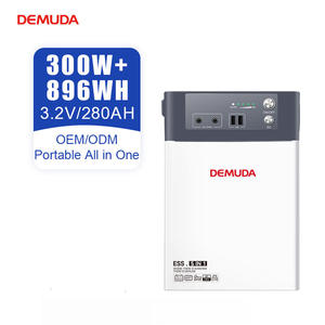 DEMUDA 300W 896WH 3.2V 280AH สถานีไฟฟ้าพกพาออลอินวัน เครื่องกำเนิดไฟฟ้าแบบพกพา ผู้ผลิต OEM ODM สำหรับการตั้งแคมป์ - Product Image 1