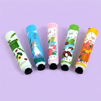 Tubes d'emballage pour crème pour les mains en aluminium-plastique avec bouchon à vis, tubes cosmétiques vides à presser, 12 ml/200 ml, impression UV personnalisée, 12,7-35 mm