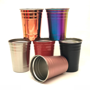 <span class=keywords><strong>La</strong></span> FDA FLGB aprobado Logotipo de Color personalizado de 16oz Acero inoxidable <span class=keywords><strong>cerveza</strong></span> taza de <span class=keywords><strong>cerveza</strong></span>, vino, - Product Image 5