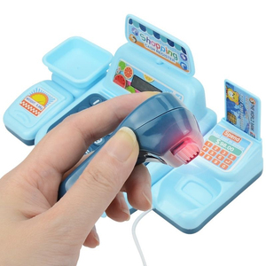 Giả Vờ Chơi Mầm Non Điện Tử Tiền Mặt Đăng Ký Đồ Chơi Với Máy Quét Giáo Dục Đồ Chơi Tiền Mặt Đăng Ký Cho Trẻ Em - Product Image 2
