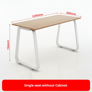 Escritorio de Oficina Moderno Blanco XT con Estación de Trabajo Simple con Pantalla para Empleados, Fabricante de Tarjetas Financieras, Embalaje de Correo Incluido - Product Image 4