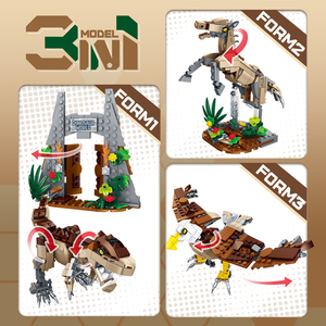 MKTOYS in China Hergestelltes Jurassic Transforming Dinosaurier-Welt ABS-Kunststoff 40-Teiliges 1:32 Maßstab Lernmodell Spielzeug Unisex Adler 14 - Product Image 4