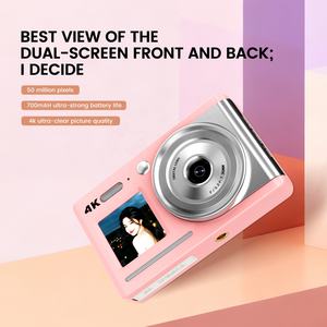 Câmera Digital Mini X70 com Tela Dupla de 2.4+1.4 polegadas, Zoom Digital 16x, 64MP CCD, Cartão SD, Ideal para Vlogs, Iniciantes e Crianças - Product Image 2