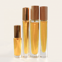 Fond épais Vintage 10ml Mini rond carré clair bouteilles de parfum rechargeables 10ml échantillon de qualité verre parfum décants 10ml