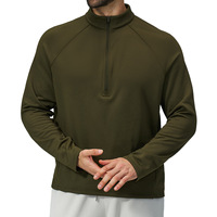 Veste de sport et de randonnée unisexe en polaire douce pour homme, col montant, demi-zip, manches longues, idéale pour l'automne – Style transfrontalier Europe-Amérique