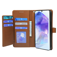 Étui portefeuille magnétique en cuir PU avec fente pour carte d'identité et support pour téléphone à clapet Fujitsu We2 Plus We2 NX9 Be4 Plus Be4 We 5G U J Be Easy Phone