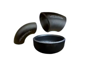 ASTM A234 Wpb/A105/ASME B16.9/En/DIN/JIS/ISO 1/2inch-48inch Carbon Steel/Stainless Steel Butt Welding Pipe Fittings Cap Tee Bend