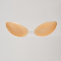 Couvre-mamelons en silicone liquide ovales à coupe profonde avec boucle transparente en forme de T, effet liftant, sans danger pour la peau, en silicone TPU de qualité alimentaire, adhésif