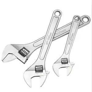 Wholesale tools Manual adjustable wrench 6-12 "large open adjustable wrench multi-function adjustable wrench