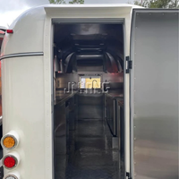 Camion de nourriture frite personnalisable remorque alimentaire remorquable entièrement équipée pour Pizza Hamburger Concession Fast Foods