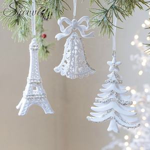 Fournitures <span class=keywords><strong>de</strong></span> décoration <span class=keywords><strong>de</strong></span> Noël <span class=keywords><strong>de</strong></span> qualité supérieure 2025 décoration d'arbre <span class=keywords><strong>de</strong></span> Noël floquée <span class=keywords><strong>de</strong></span> luxe avec figurine <span class=keywords><strong>de</strong></span> cerf pour décor <span class=keywords><strong>de</strong></span> vacances moderne - Product Image 3