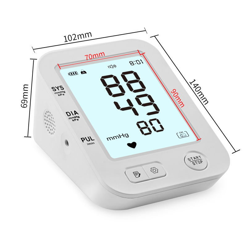 USB Charging Wrist Electronic Sphygmomanometer High
