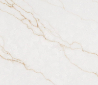 Dalles de quartz non poreuses avec veines de conception originale, optimisation de la charge réduisant le fret maritime de 30 %, comptoir de cuisine sur mesure