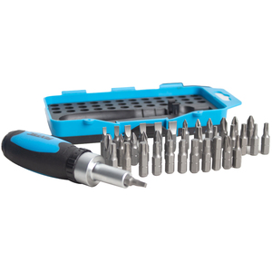 FIXTEC 38 Pieces Repair Tool Set Multi-Function <b>Screwdriver</b> Head CRV Ratchet Wrench Combination FHSDK3801 Other Hand Tools FHSDK - Product Image 3