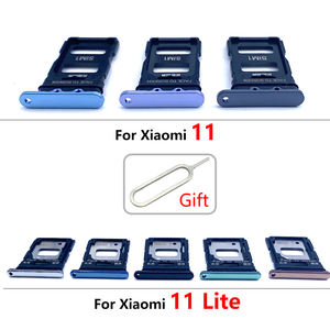 Accessori dell'adattatore del supporto dello Slot del vassoio della scheda SIM per Xiaomi <span class=keywords><strong>Mi</strong></span> 11T <span class=keywords><strong>11</strong></span> <span class=keywords><strong>Lite</strong></span> 12 pezzi di ricambio del cellulare pezzi di ricambio del telefono cellulare - Product Image 4