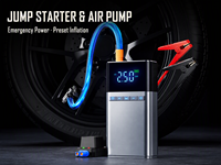 Démarreur de voiture portable monocylindre 1000A avec compresseur d'air et gonfleur de pneus YL03 pour moto et vélo