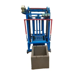 Máquina de bloques de hormigón de elevación eléctrica directa de fábrica que produce medidor de agua piscina pequeña máquina de moldeo de bloques de ladrillo de cemento móvil