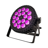 Projecteur LED Par Slim 18x10W en Aluminium, Éclairage DJ RGBW 4-en-1, Contrôle DMX512, E27, IP33, Ra90, pour Fêtes, Bars, Discothèques, Concerts