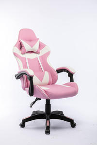 Amostra grátis 150kg Respirável PVC Couro Chaise <span class=keywords><strong>Gamer</strong></span> <span class=keywords><strong>Pro</strong></span> Rosa rosa Mulheres Silla <span class=keywords><strong>Gamer</strong></span> 2D Cadeira de jogos acolchoada com rodas - Product Image 6