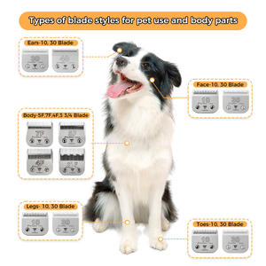 Pisau cukur hewan peliharaan presisi baja karbon tinggi pisau cukur perawatan anjing 10 #30 #40 # 3F 4F 5F 7 pisau pemotong anjing dapat dilepas - Product Image 5