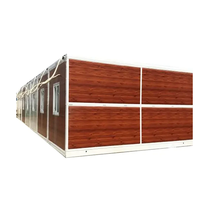Maison préfabriquée compacte pliable à longue durée de vie, panneaux résistants à l'humidité, maison conteneur préfabriquée, mini-maison pliable
