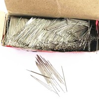 Aiguilles à coudre en acier inoxydable argentées à gros yeux pour accessoires de couture, artisanat, fil à tricoter, tissage, travaux d'aiguille