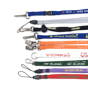 Screen Printing Lanyard With Id Holder Custom logo Lobster Tube Lanyard Unlimited Quantity Custom Printed Lanyard