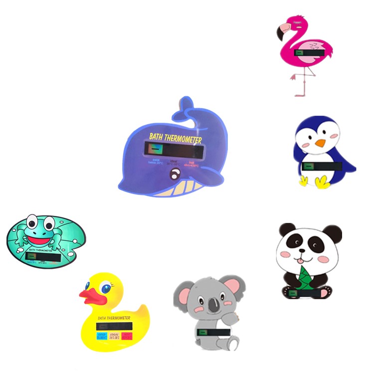 Термометр для горячей воды на заказ для детской ванны, термометр с жидкокристаллическим дисплеем