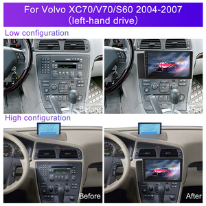 Autoradio Android Podofo con Schermo da 9 Pollici, 4+64G, Compatibile con Carplay e Android Auto per <span class=keywords><strong>Volvo</strong></span> <span class=keywords><strong>XC70</strong></span>/<span class=keywords><strong>V70</strong></span>/S60 2004-2007, GPS, RDS, WIFI - Product Image 4