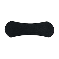 Bandes nasales en soie noire Byphane, hypoallergéniques, à forte adhérence, patch en tissu certifié CE, aide au sommeil, sport, respiration personnalisée