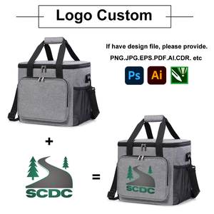 Biểu Tượng Tùy Chỉnh Oxford 600D Dã Ngoại Ăn Trưa Túi Lạnh Cách Điện Polyester Du Lịch Túi Nhiệt Toàn Bộ Tote Hộp Lạnh Với Dây Đeo Vai - Product Image 2