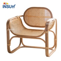 Fauteuil en bambou design, style vintage, chaises de jardin, chaise de salle à manger en rotin naturel, différentes couleurs, chaise d'extérieur décorative