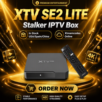 XTV SE2 Lite Xtreamcodes STB Online Stalker IPTV Box XC2 Android Amlogic 4K WiFi Kuat H96 Max M2Plus Smart TV Box Tanpa IPTV