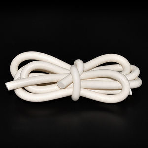 Striscia di Guarnizione in Gomma Siliconica Bianca, Corda Rotonda 1-25mm, Barra Spugnosa Resistente alle Alte Temperature per Porte di Armadi e Uso Industriale - Product Image 3