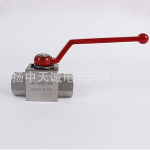 Vanne à bille haute pression Bkh 6 8 10 manuelle en acier inoxydable pour système hydraulique - Product Image 3