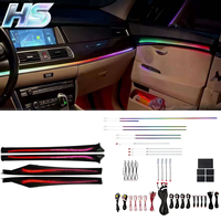 Éclairage ambiant RGB pour voiture, 64 couleurs, éclairage ambiant intérieur pour BMW Série 5 GT F07 2010-2017, dynamique et coloré